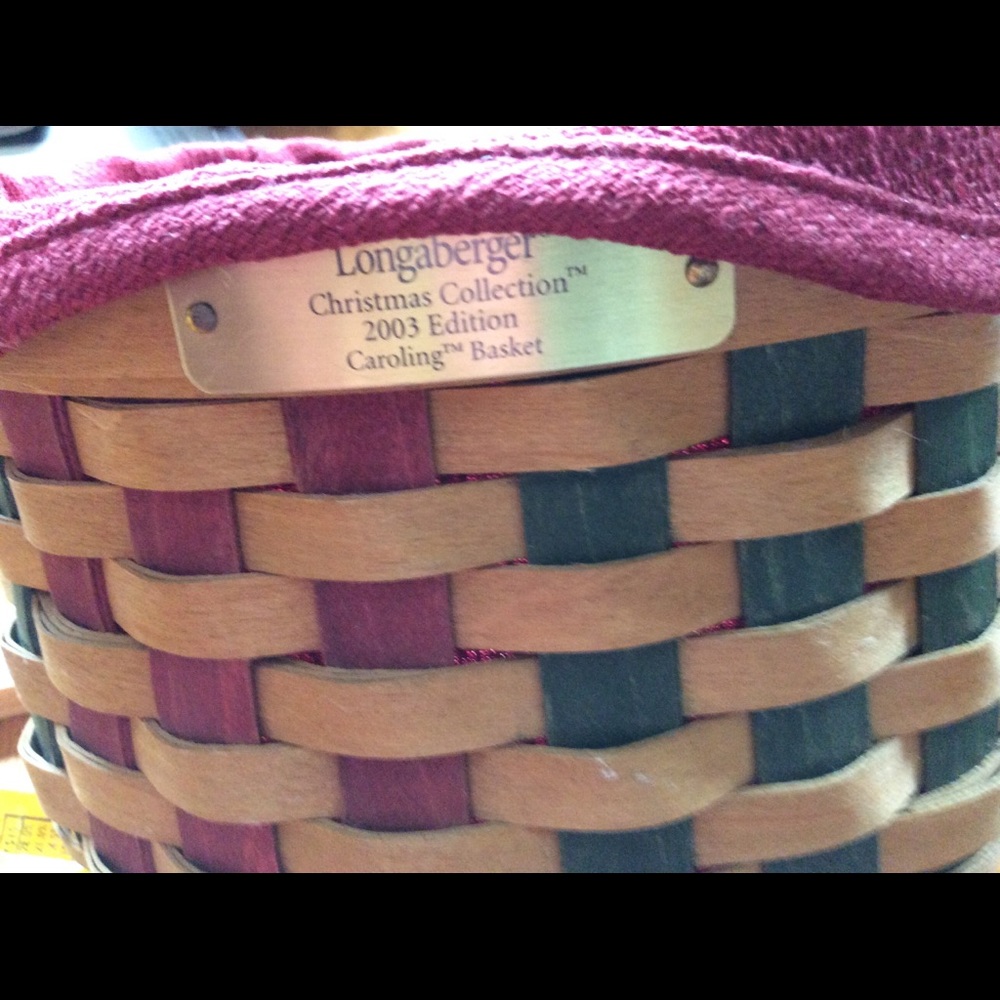 Longaberger 2003 Christmas Caroling Basket🎄 - Picture 5 of 16